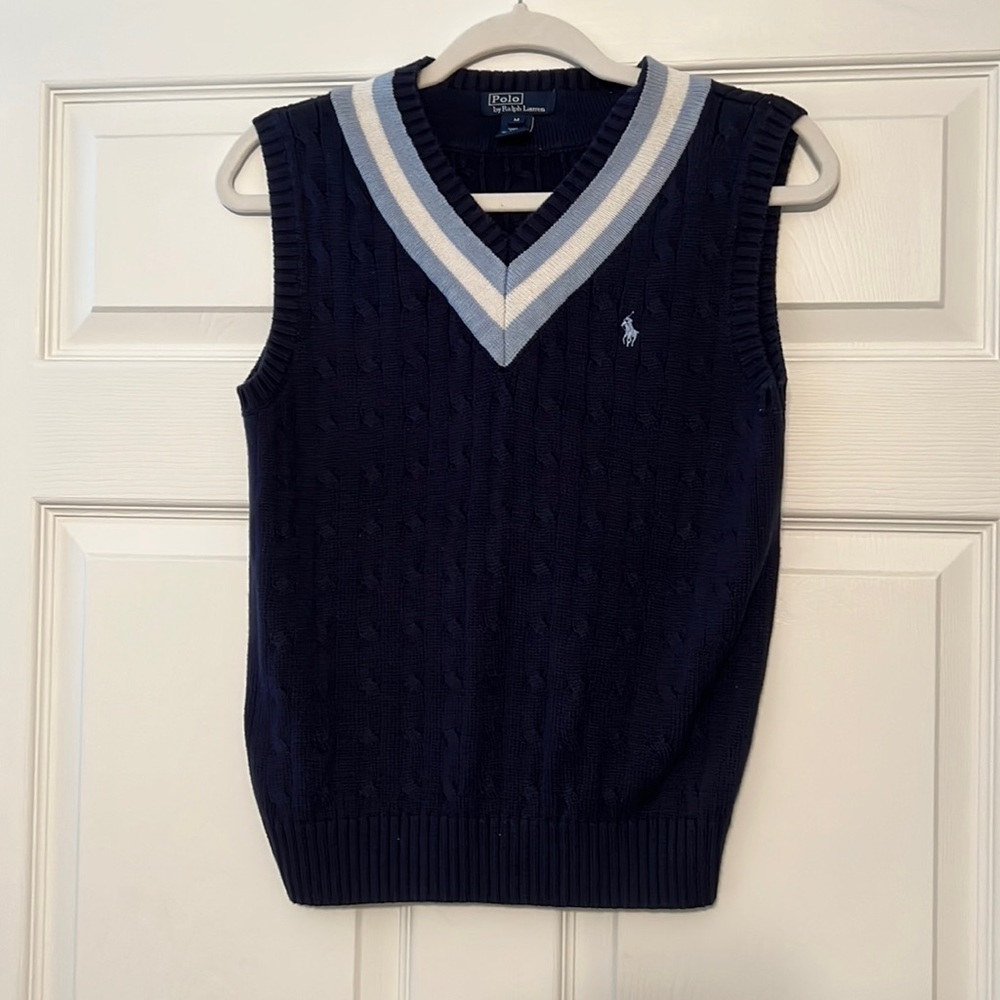 Vintage Polo by Ralph Lauren Boys M sweater vest